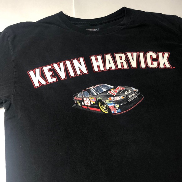 Nascar Other - Kevin Harvick NASCAR T-Shirt Budweiser Tee Bud VTG